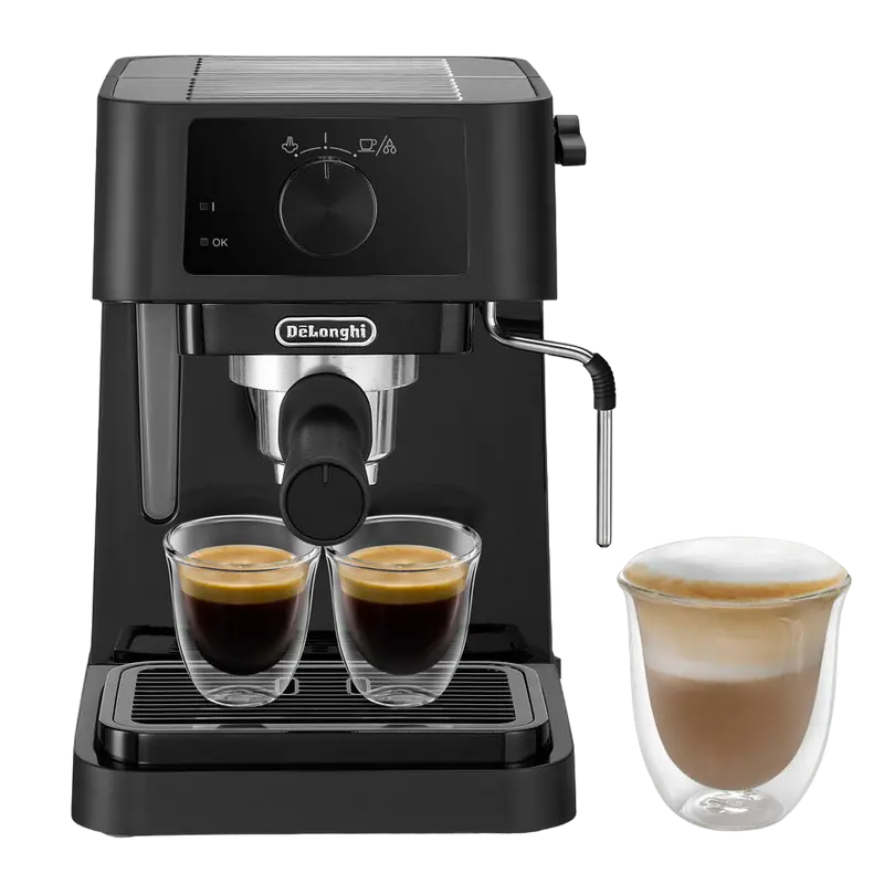 Кофеварка рожковая DeLonghi EC230BK Черный