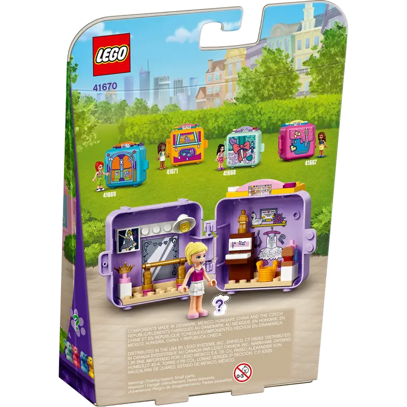 Constructor LEGO Stephanie's Ballet Cube Violet