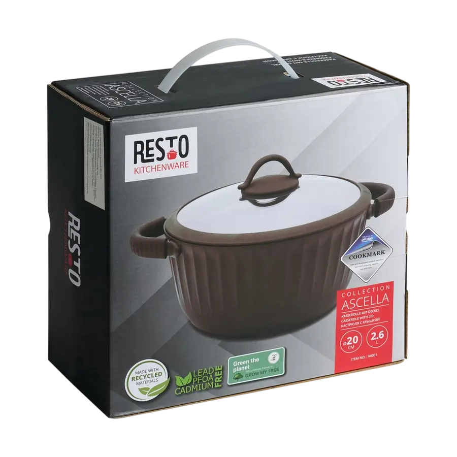 Кастрюля RESTO Ascella ASCELLA Коричневый