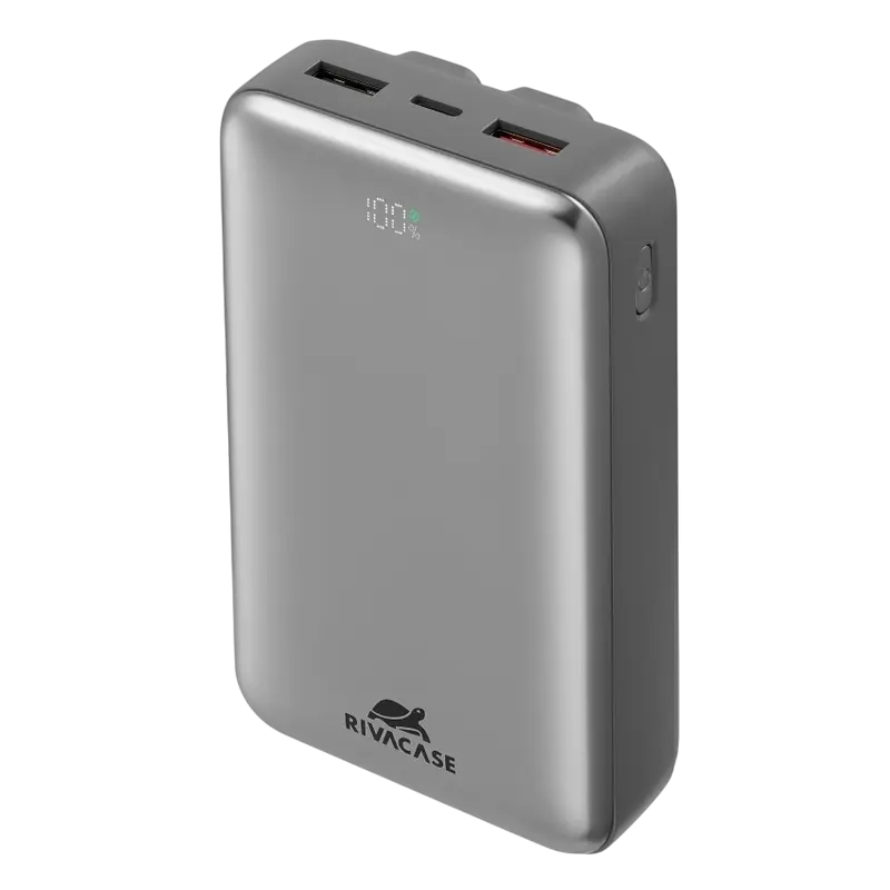 Портативное зарядное устройство Rivacase VA2612 Серебристый