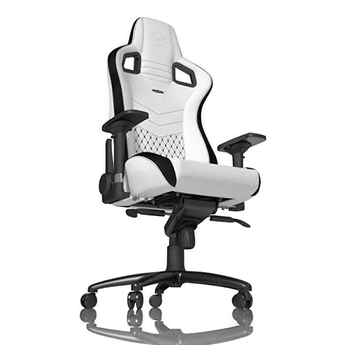 Scaun Gaming Noblechairs Epic PU Piele Negru/Alb