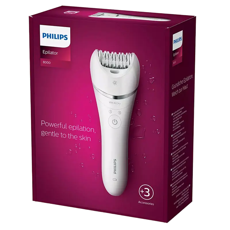Эпилятор Philips Series 8000 Белый