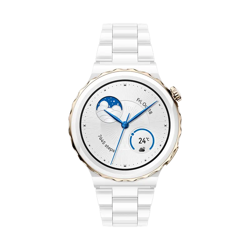 Ceas inteligent Huawei Watch GT 3 Pro Alb | Auriu