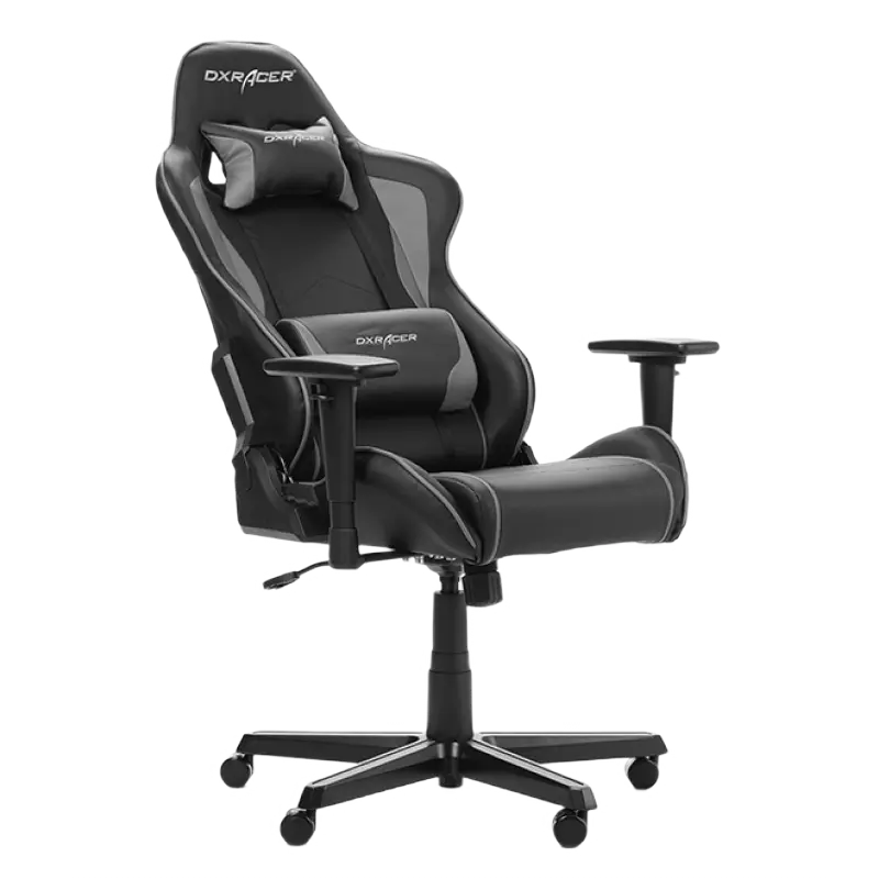 Scaun Gaming DXRacer Formula GC-F08-NG PU Piele Negru/Gri