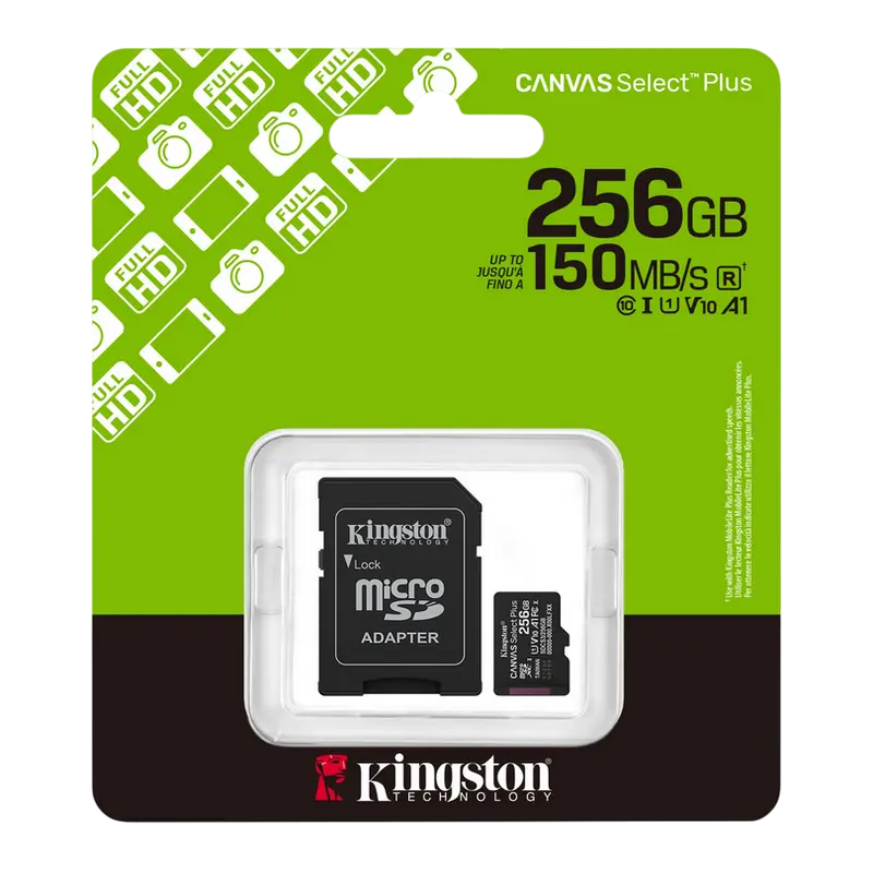 Card de Memorie Kingston Canvas Select Plus Gen3 256GB