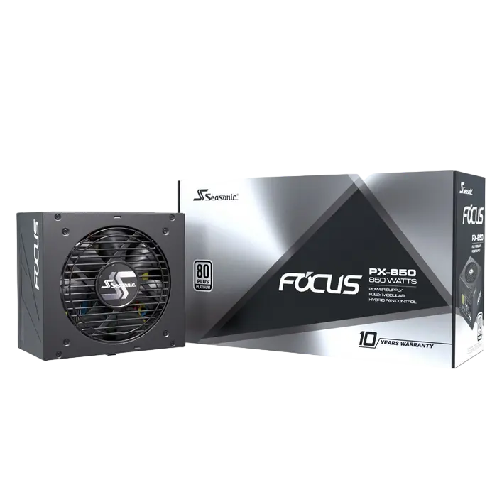 Tip Блок питания для компьютеров Seasonic Focus PX-850 ATX Черный