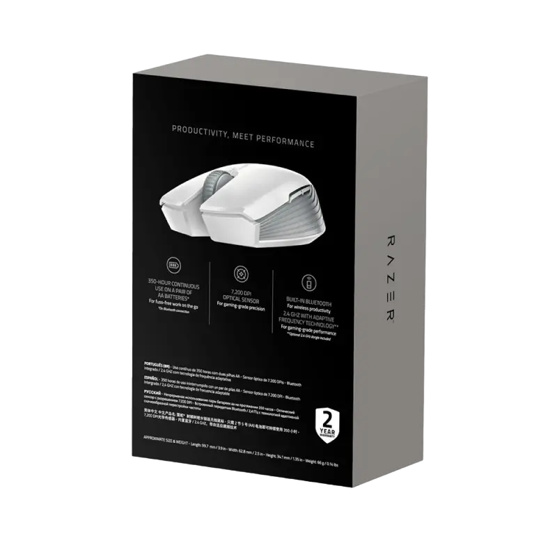 Игровая мышь Razer Atheris Беспроводное Белый