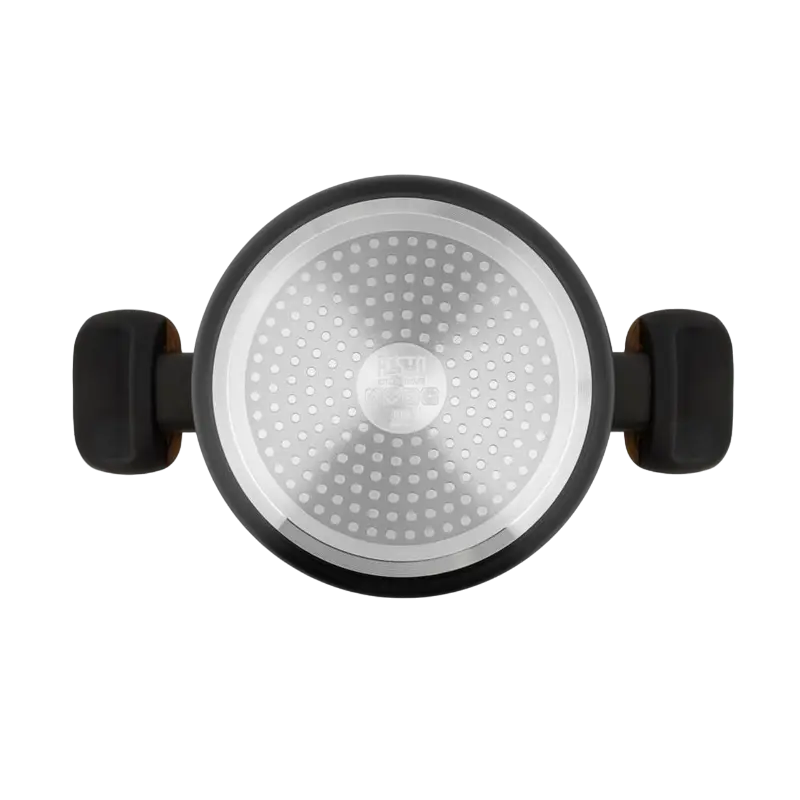 Кастрюля RESTO Mon MON Чёрный, Коричневый