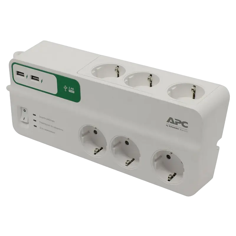 Prelungitor electric APC Essential SurgeArrest Alb