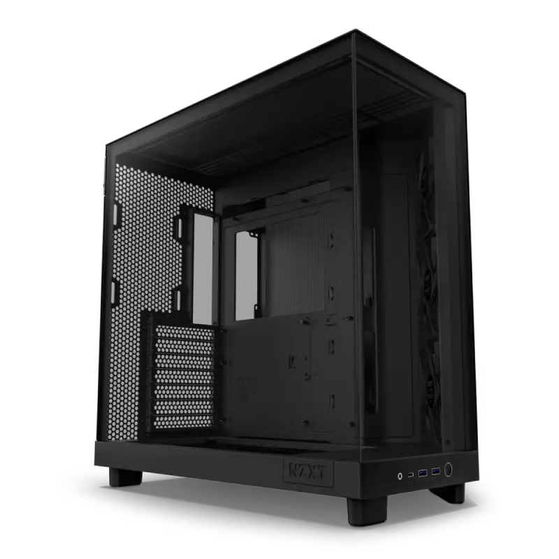 Carcasă PC NZXT H6 Flow Midi-Tower Negru
