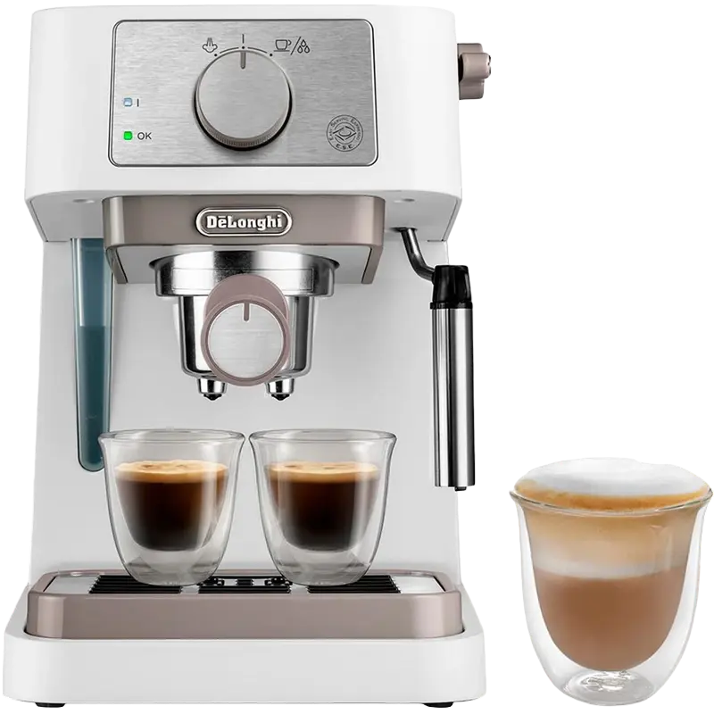 Кофеварка рожковая DeLonghi EC260.W Белый