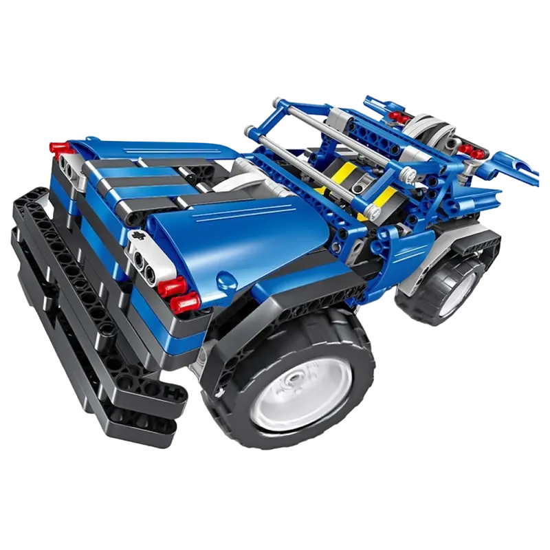 Constructor cu telecomandă XTech Sport Car & Saloon Car Albastru