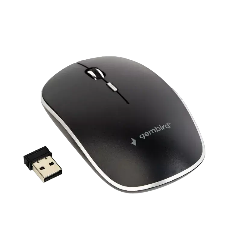 Беcпроводная мышь Gembird MUSW-4BS-02 Беспроводное Чёрный