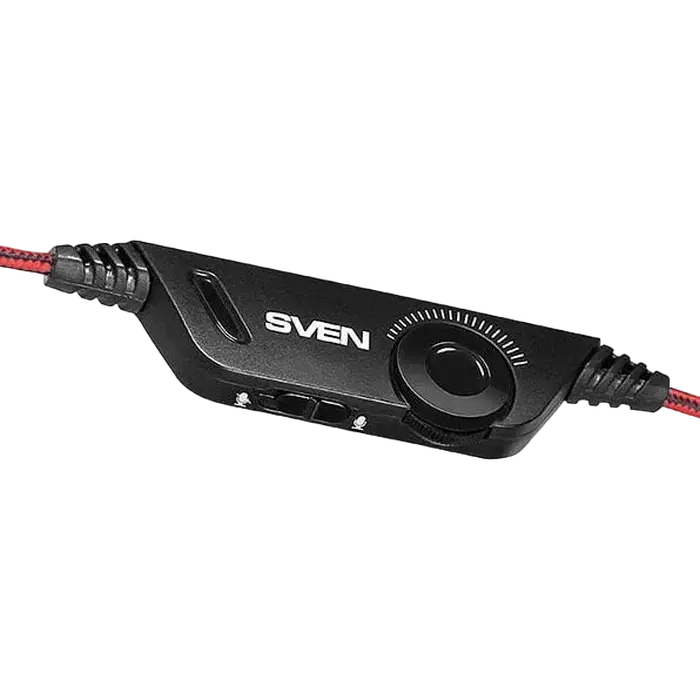 Căști SVEN AP-U880MV Negru/Roșu
