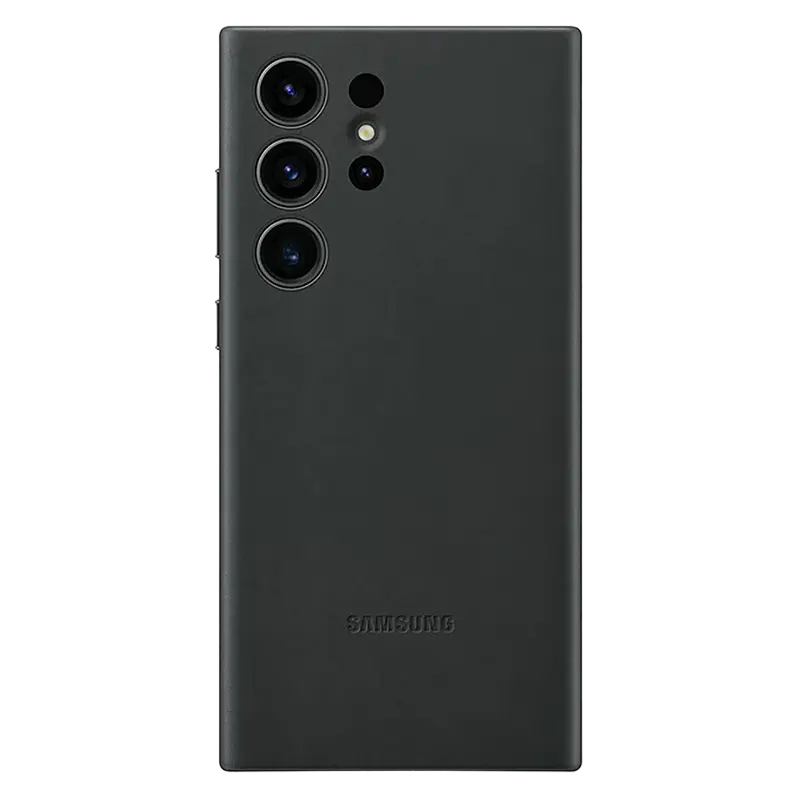 Husă Samsung Galaxy S23 Ultra Leather Cover Husa din piele Negru