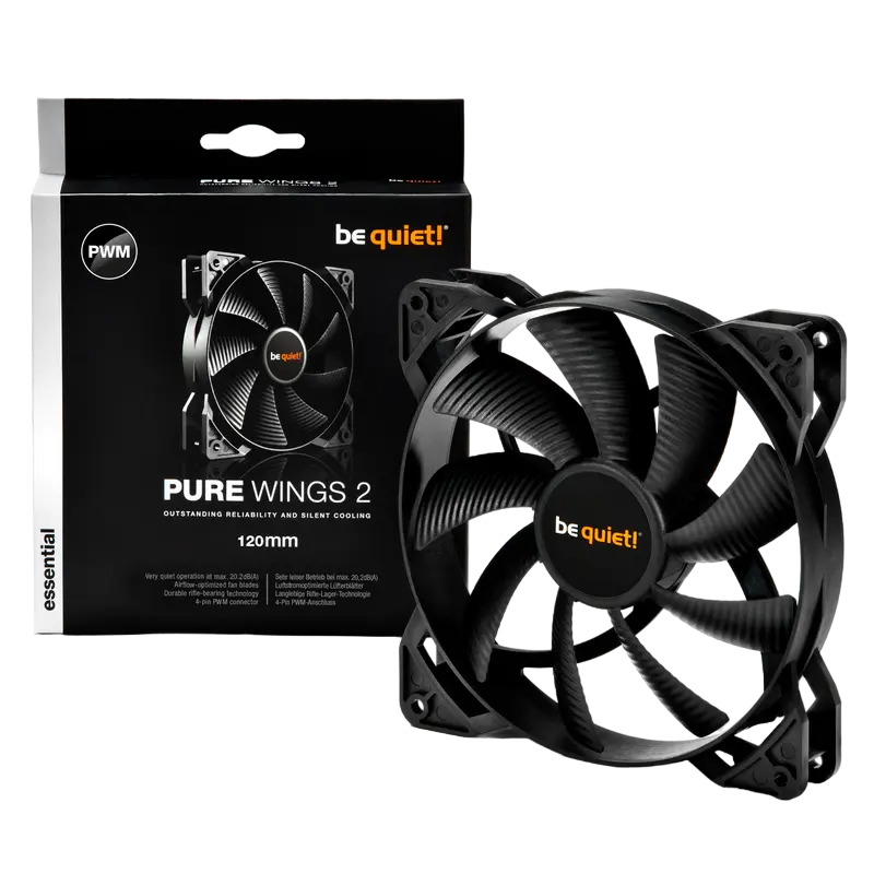 Вентилятор для ПК be quiet! PURE WINGS 2 PWM 120 мм Черный