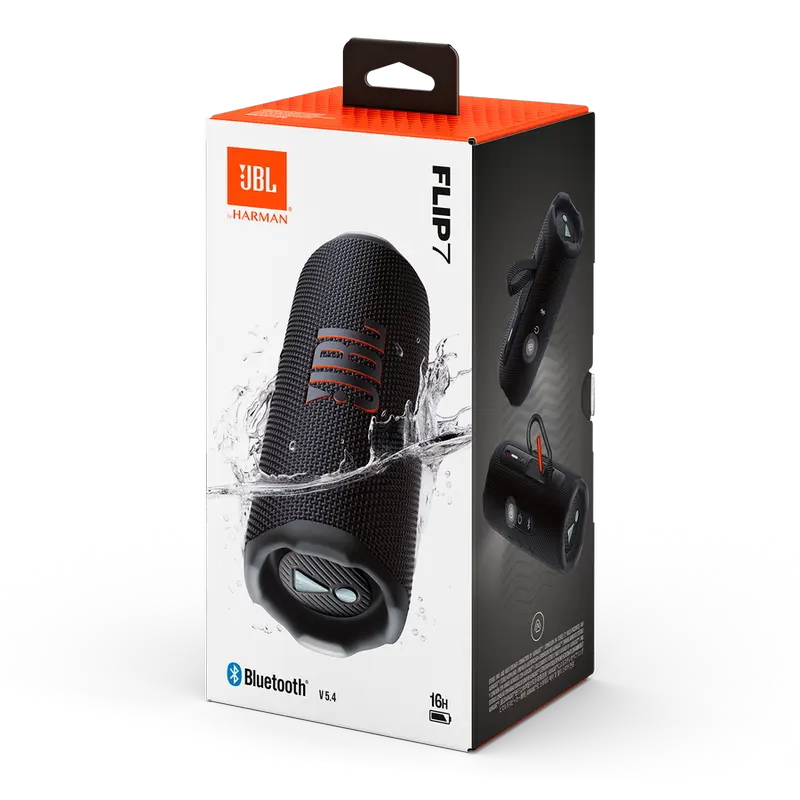 Портативная колонка JBL Flip 7 Чёрный