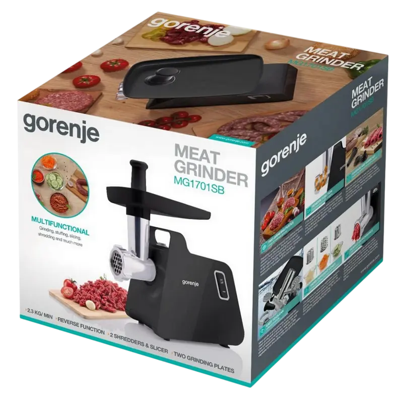 Мясорубка Gorenje MG1701SB Черный