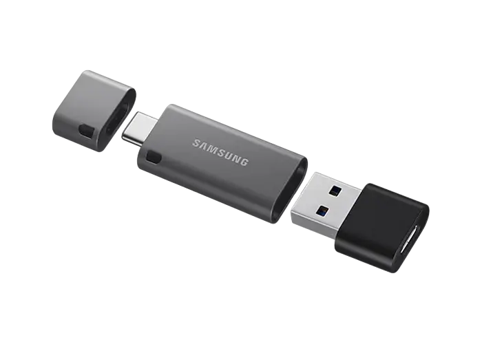 USB Flash накопитель Samsung DUO Plus 64ГБ Черный/Серый