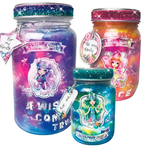 Nebulous Stars Galaxy Wish Jars