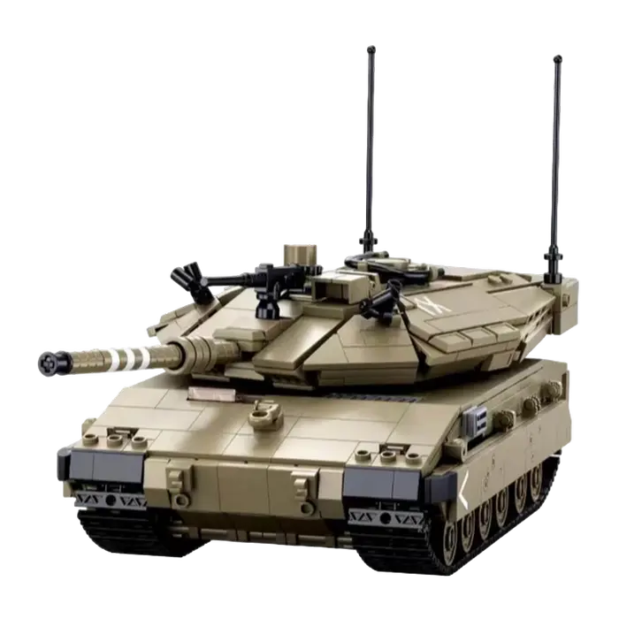 Конструктор с радиоуправлением Sluban Power Bricks - Merkava MK4 RC Бежевый