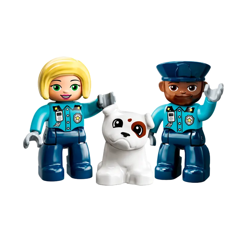 Конструктор LEGO Police Station & Helicopter Синий