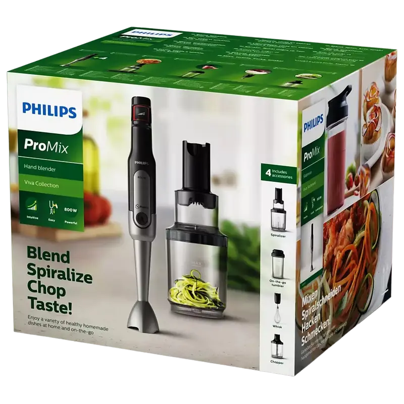 Погружной блендер Philips Viva Collection ProMix HR2657/90 Чёрный