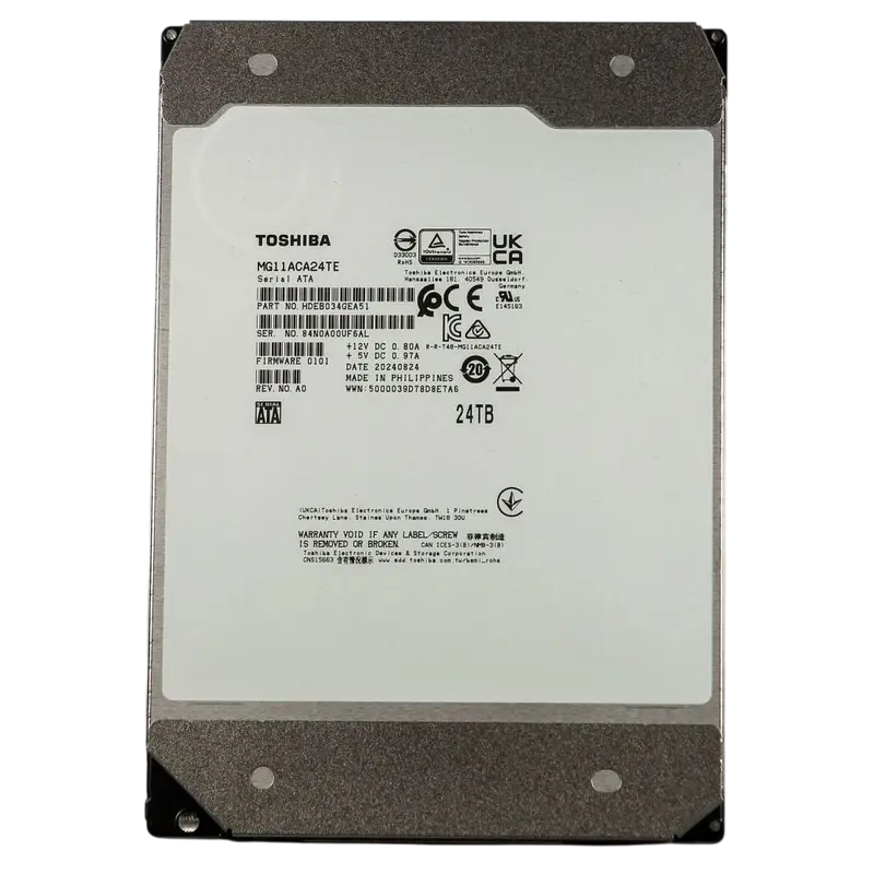 Жесткий диск Toshiba MG11 Enterprise Capacity 24 TБ