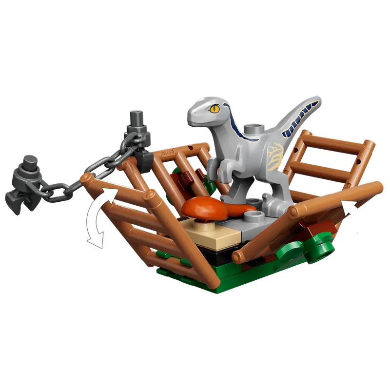 Конструктор LEGO Blue & Beta Velociraptor Capture Разноцветный