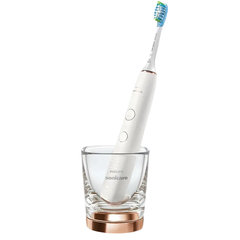 Электрическая звуковая зубная щетка Для взрослых Philips Sonicare DiamondClean 9000 Белый