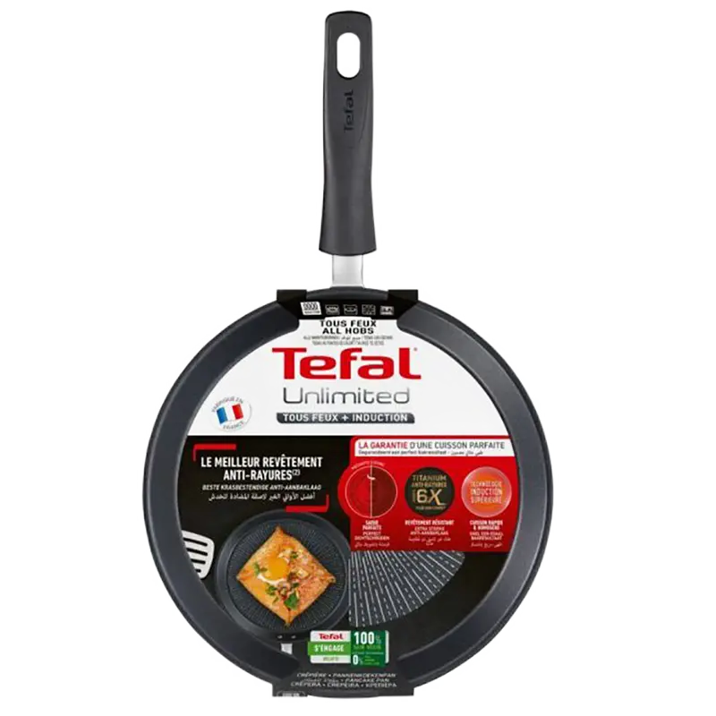 Блинная сковорода Tefal Unlimited Unlimited Чёрный