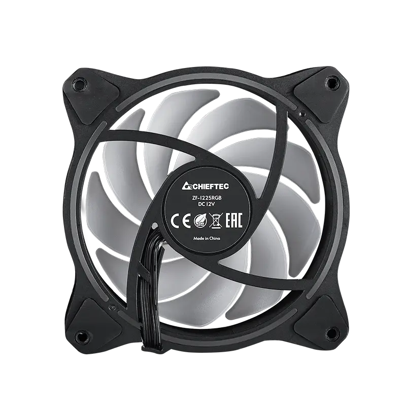 Ventilator PC Chieftec ZF-1225RGB 120 mm Negru