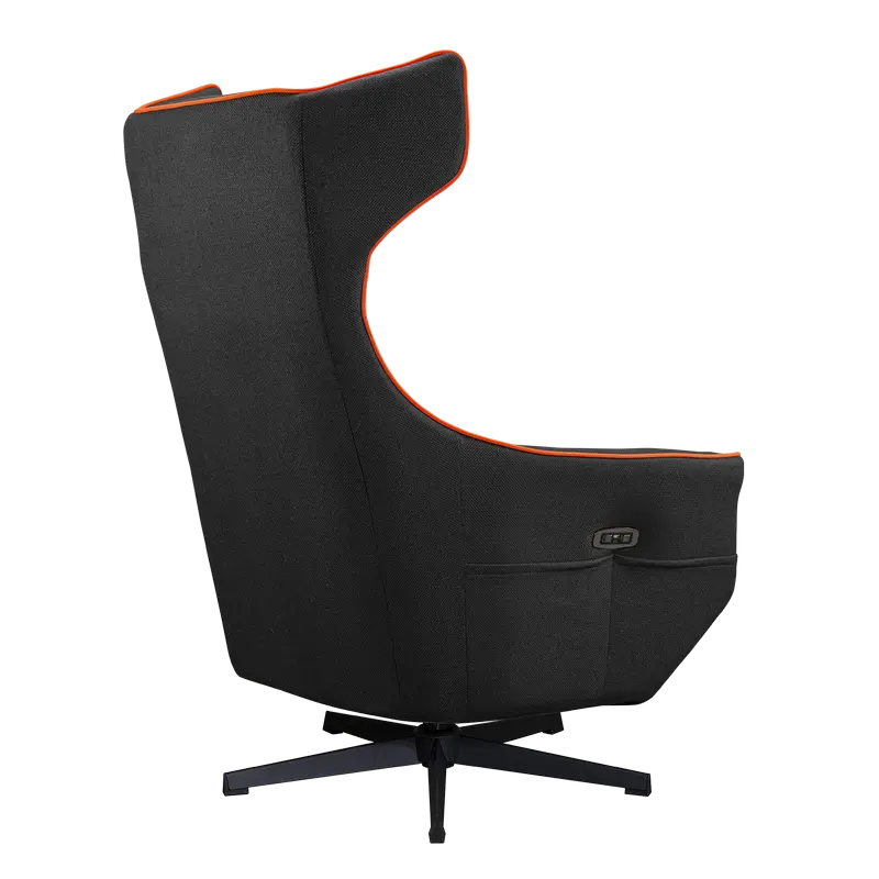 Игровое кресло Cougar Magus Имитация льна Черный | Оранжевый