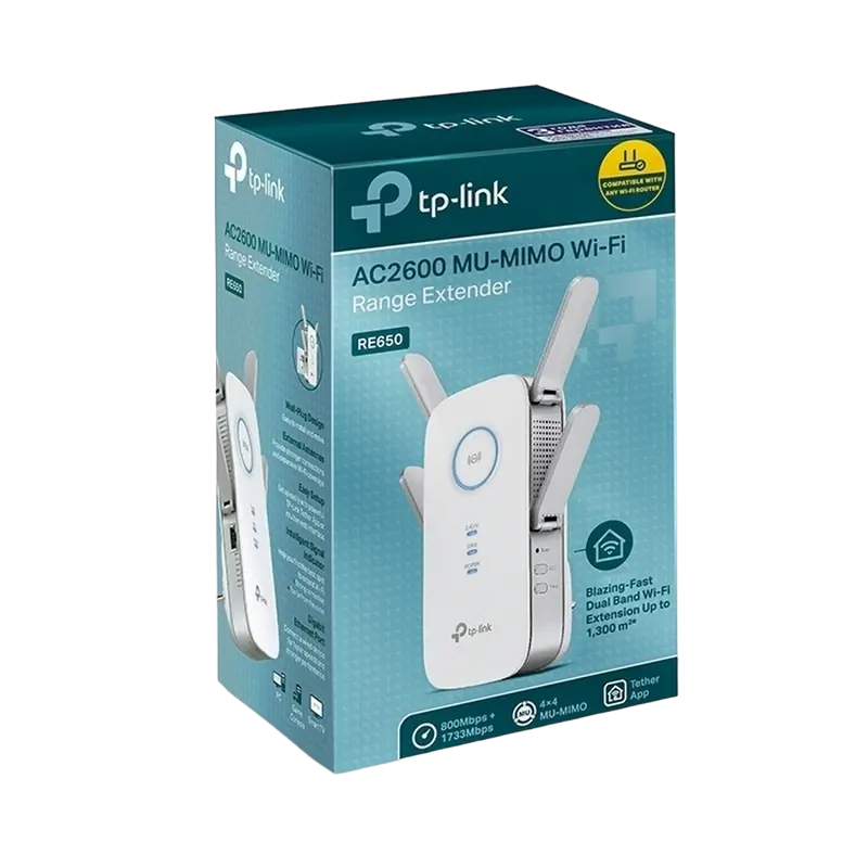 Усилитель Wi‑Fi сигнала TP-LINK RE650 Белый