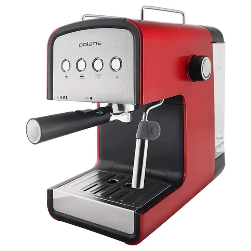 Кофеварка рожковая Polaris PCM 1516E Красный