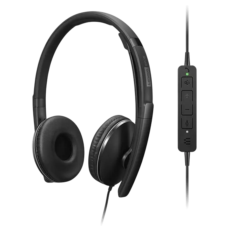 Наушники Lenovo ANC Headset Gen 2 Teams Чёрный