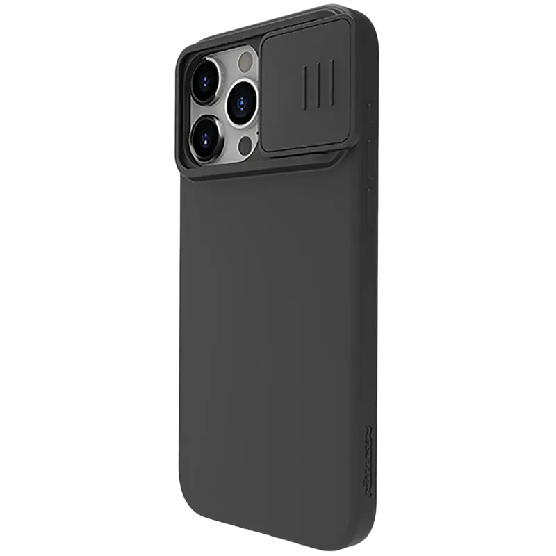Чехол Nillkin Apple iPhone 15 Pro Max CamShield Silky Silicone CamShield Silky Elegant Black