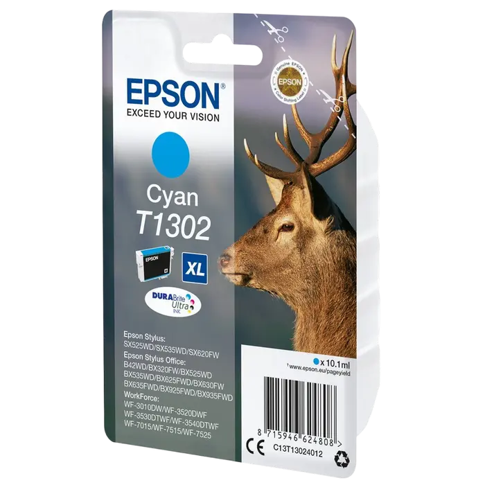 Картридж чернильный Epson T1302 DURABrite Ultra