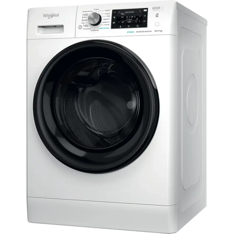 Стирально-сушильная машина Whirlpool FFWDD 1076258 BV EU Белый
