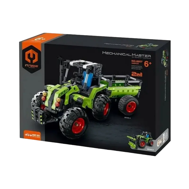 Конструктор iM.Master Farm Tractor & Snow Plow Truck Зелёный