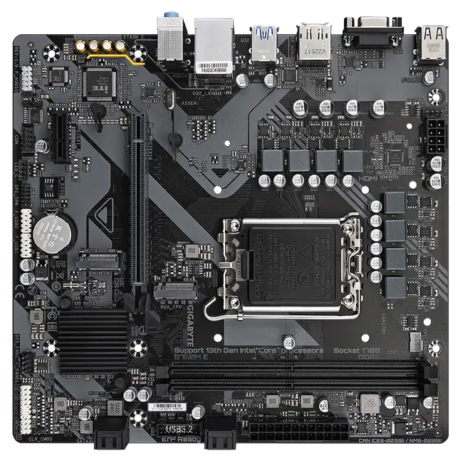 Материнская плата Gigabyte B760M E LGA1700 Micro-ATX