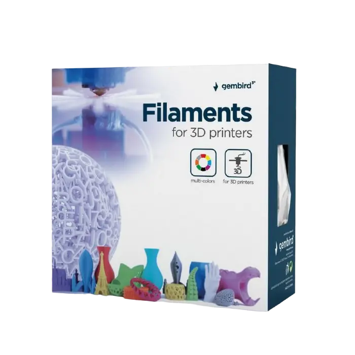 Нить для 3D-принтера Gembird 3DP-PLA1.75-01-BK Черный