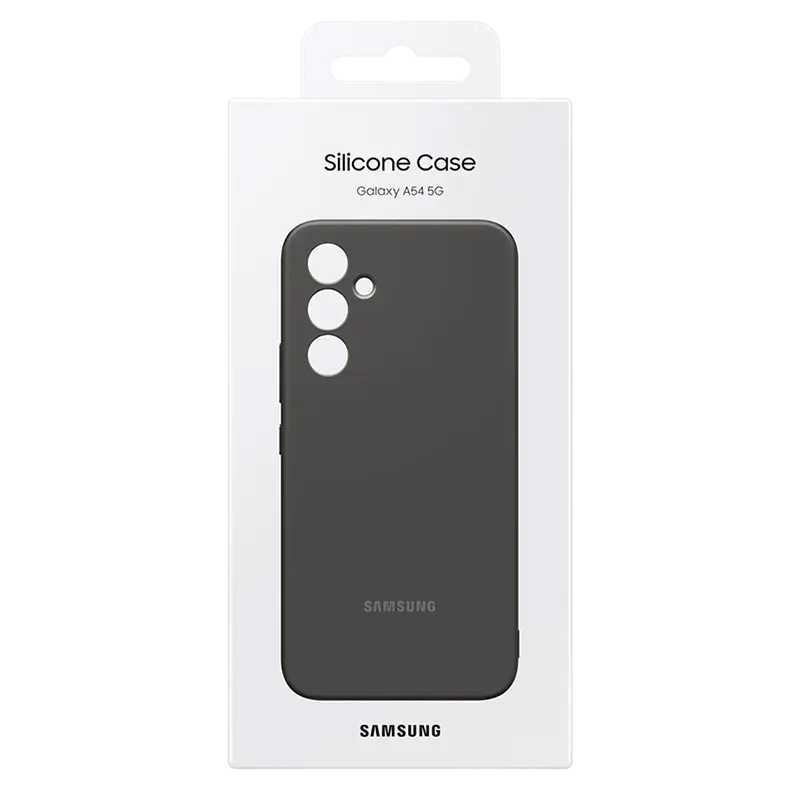 Чехол Samsung Galaxy A54 Silicone Case Силиконовый Чехол Чёрный