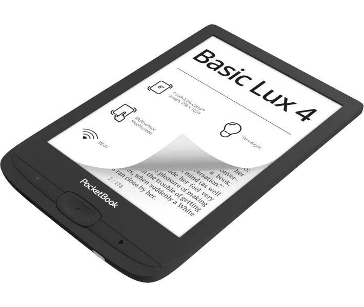 Электронная книга PocketBook Basic Lux 4 618 Чёрный