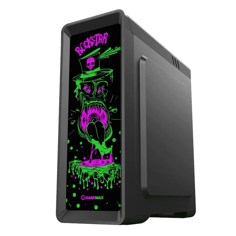 Carcasă PC Gamemax ROCKSTAR Midi-Tower Negru