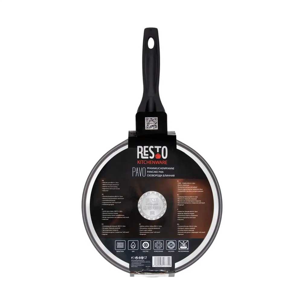 Блинная сковорода RESTO Pavo PAVO Чёрный