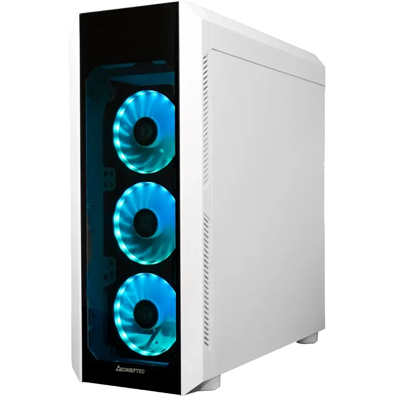 Carcasă PC Chieftec GL-03W-OP Midi-Tower Alb