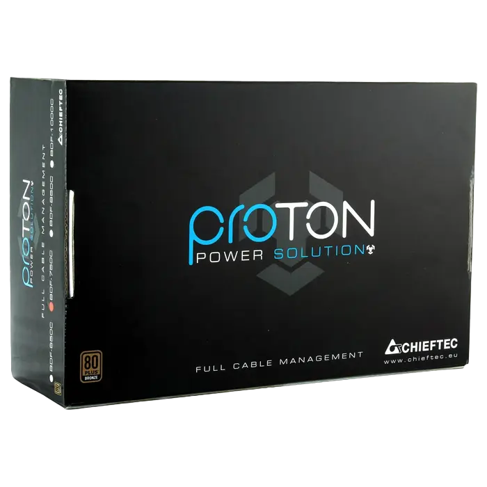 Tip Блок питания для компьютеров Chieftec BDF-750C Proton Series ATX Черный