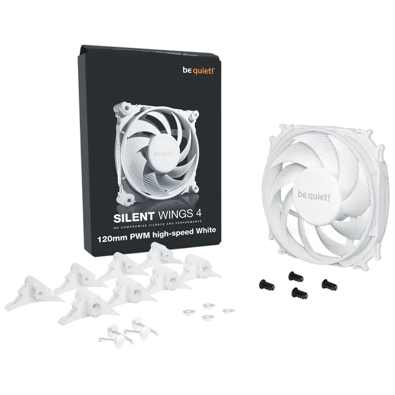 Вентилятор для ПК be quiet! Silent Wings 4 PWM High-speed 120 мм Белый