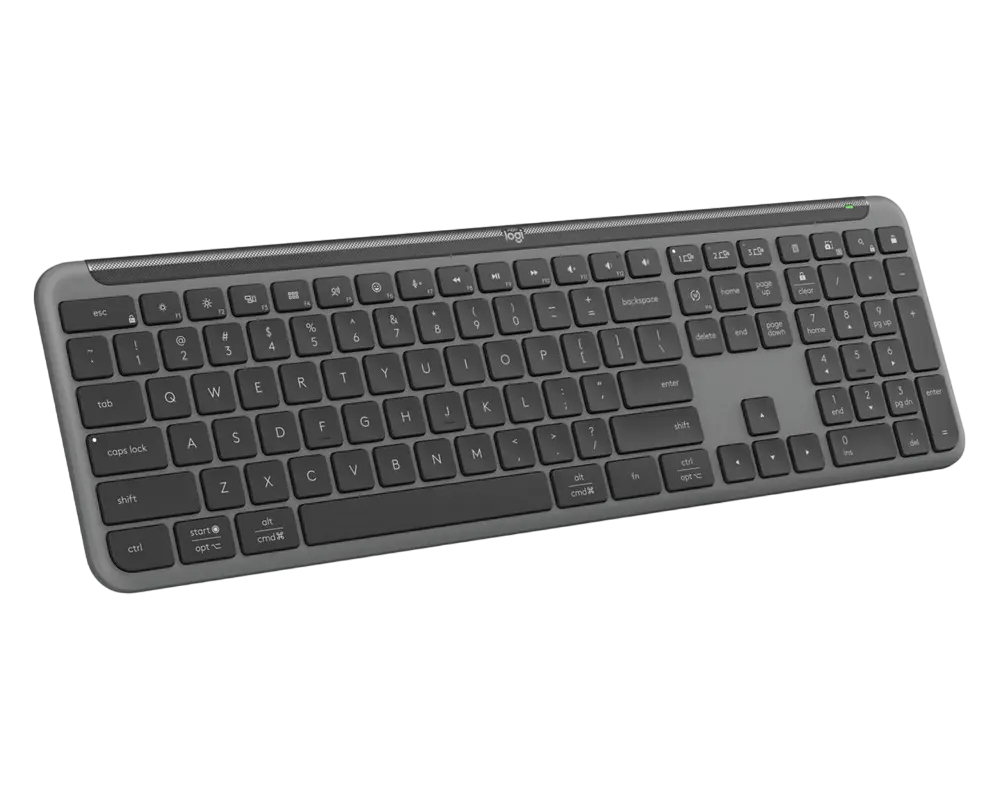 Клавиатура Logitech K950 Мембрана Серый